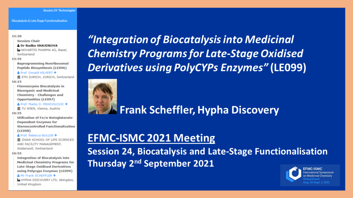 EFMC-ISMC 2021 Presentation On Biocatalysis And Late-stage ...